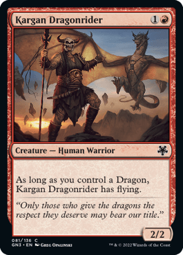 Ginete de Dragão Karganiano / Kargan Dragonrider