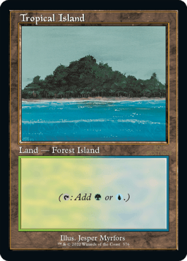 MTG【3ED】Tropical Island