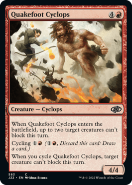 Ciclope Sismópode / Quakefoot Cyclops