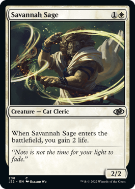 Savannah マジック：ザ・ギャザリング Sábio da Savana / Savannah Sage | Busca de Cartas | LigaMagic
