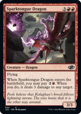 Dragão Eletrolíngue / Sparktongue Dragon