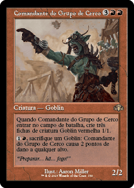 Comandante do Grupo de Cerco / Siege-Gang Commander