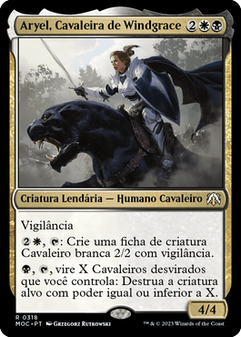 Aryel, Cavaleira de Windgrace / Aryel, Knight of Windgrace