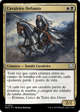 Cavaleiro Defunto / Corpse Knight, Busca de Cards