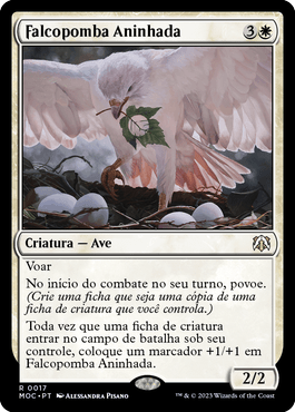 Falcopomba Aninhada / Nesting Dovehawk