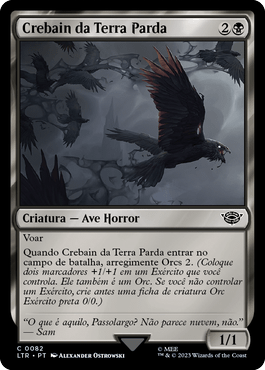 Crebain da Terra Parda / Dunland Crebain