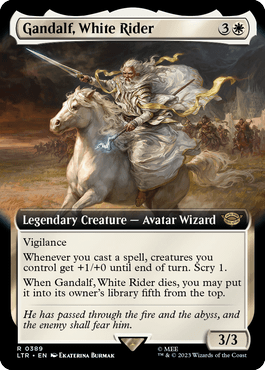 Gandalf, Cavaleiro Branco / Gandalf, White Rider