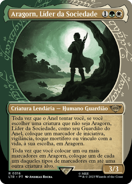 Aragorn, Líder da Sociedade / Aragorn, Company Leader