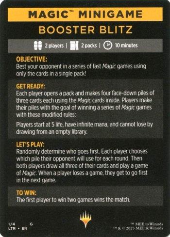 Magic Minigame: Booster Blitz