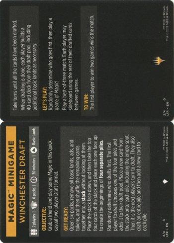 Magic Minigame: Winchester Draft