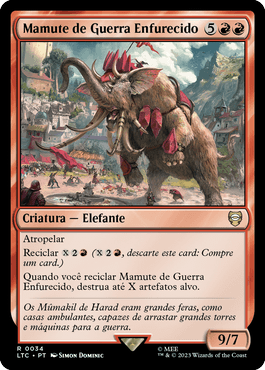 Mamute de Guerra Enfurecido / Rampaging War Mammoth