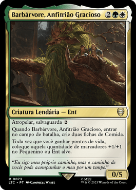 Barbárvore, Anfitrião Gracioso / Treebeard, Gracious Host