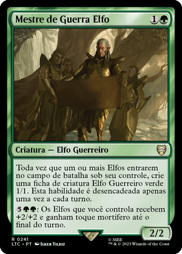 Mestre de Guerra Elfo / Elvish Warmaster