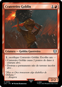 Cratereiro Goblin / Goblin Cratermaker
