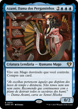 Azami, Dama dos Pergaminhos / Azami, Lady of Scrolls, Busca de Cards