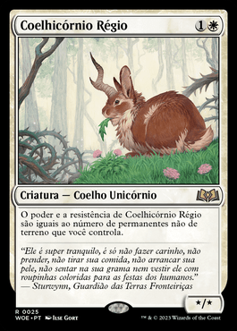 Coelhicórnio Régio / Regal Bunnicorn