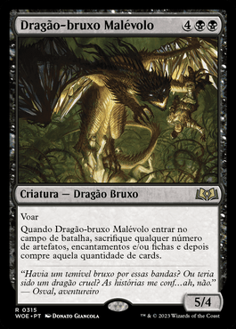 Dragão-bruxo Malévolo / Malevolent Witchkite