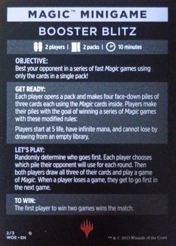 Magic Minigame: Booster Blitz