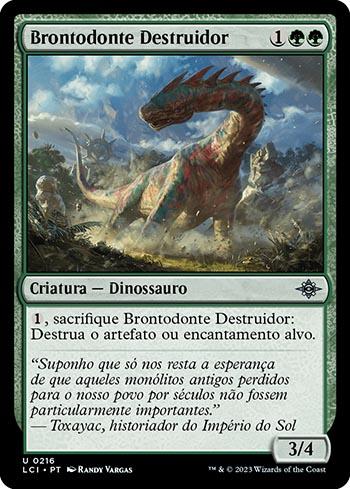 Brontodonte Destruidor / Thrashing Brontodon