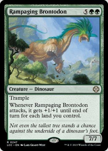 Brontodonte Enfurecido / Rampaging Brontodon