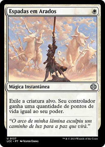 Espadas em Arados / Swords to Plowshares