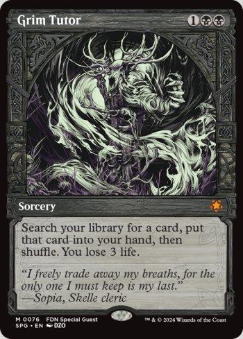 Tutor Sinistro / Grim Tutor