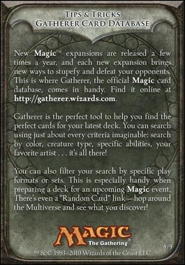 Gatherer Cards Database (#08)