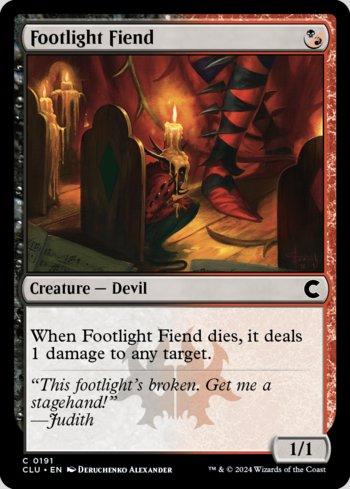 Demônio da Ribalta / Footlight Fiend