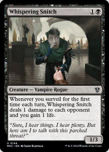 Delator Sussurrador / Whispering Snitch