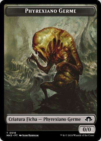 Germe Phyrexiano 0/0 / Phyrexian Germ 0/0