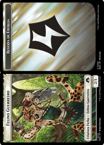 Felino Guerreiro 2/1 // Reserva de Energia (#36) / Cat Warrior 2/1 // Energy Reserve (#36)