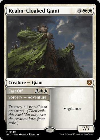 Gigante Manto-de-reino // Despojar-se / Realm-Cloaked Giant // Cast Off