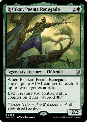 Rishkar, Renegado de Peema / Rishkar, Peema Renegade