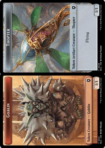 Goblin 1/1 // Tóptero 1/1 / Goblin 1/1 // Thopter 1/1