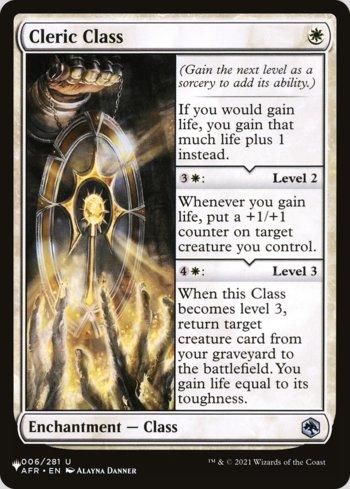 Classe: Clérigo / Cleric Class