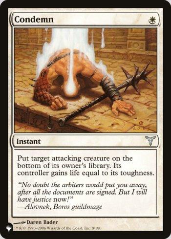 Condenar / Condemn