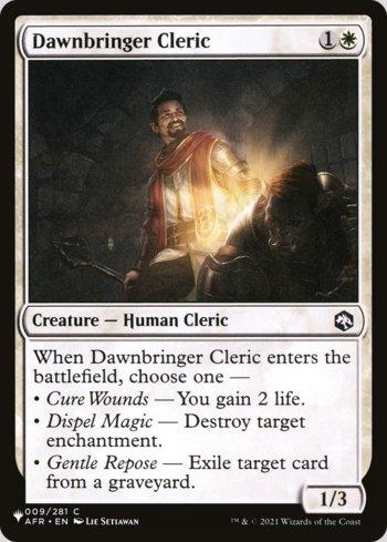 Clérigo Arauto da Aurora / Dawnbringer Cleric