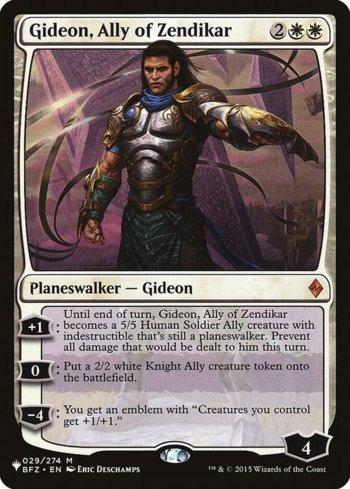 Gideon, Aliado de Zendikar / Gideon, Ally of Zendikar
