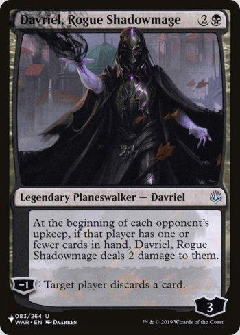 Davriel, Mago das Sombras Ladino / Davriel, Rogue Shadowmage