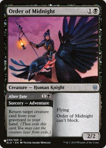 Ordem da Meia-noite // Alterar Destino / Order of Midnight // Alter Fate