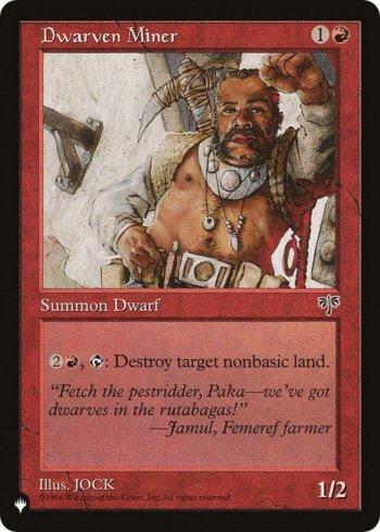 Anão Mineirador / Dwarven Miner