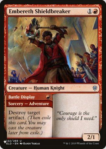 Quebra-escudo de Brasoreth // Exibição em Batalha / Embereth Shieldbreaker // Battle Display