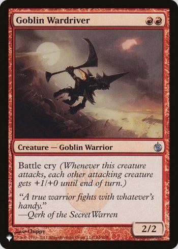 Fomentador de Guerra Goblin / Goblin Wardriver