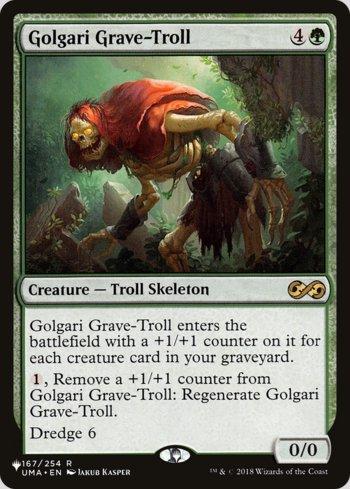 Trol de Túmulo Golgari / Golgari Grave-Troll