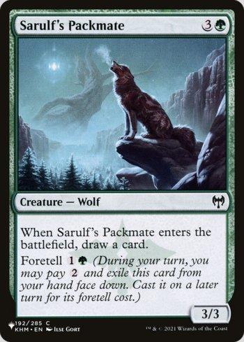 Companheiro de Alcateia de Sarulf / Sarulfs Packmate