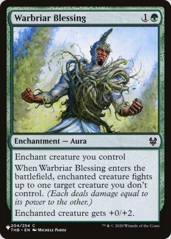 Bênção da Sarça-de-guerra / Warbriar Blessing