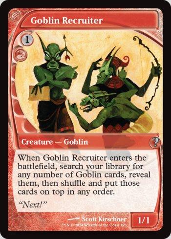 Recrutador Goblin / Goblin Recruiter
