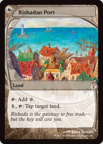 Rishadan Port 土地カード Porto de Rishada / Rishadan Port - Magic Domain - Mais de 10 anos