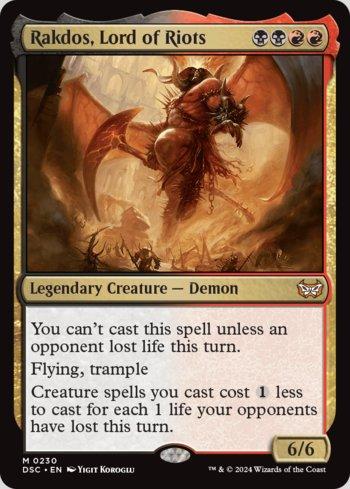 Rakdos, Senhor dos Tumultos / Rakdos, Lord of Riots