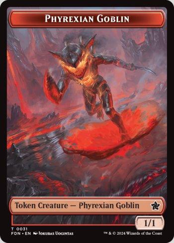 Phyrexiano Goblin 1/1 / Phyrexian Goblin 1/1